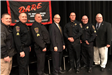 Officers at D.A.R.E Graduation 2020