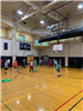 Kids at D.A.R.E Camp Playing Basketball