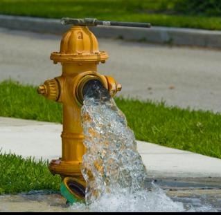 Fire Hydrant Flowing
