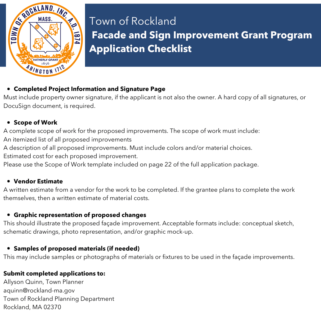 Facade Program Checklist - Website